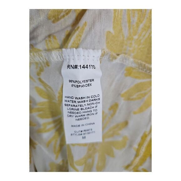 Lavish Bathing Suit  Cover Up Duster Jacket Sheer Floral Size M - Picture 6 of 7